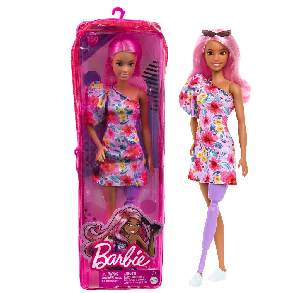 Acessórios para Boneca - Barbie Fashionista - Roupa - Vestido Florido Rosa  - Mattel