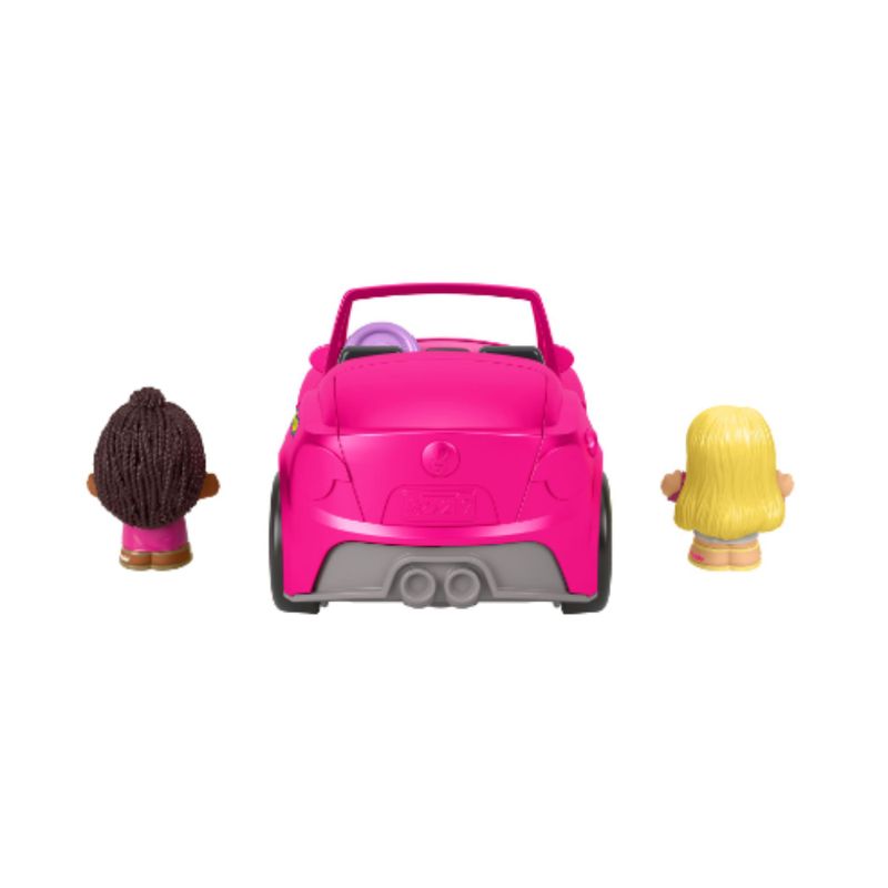 Carrinho Carro Rosa Conversível Boneca Compatível Com Barbie na