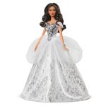 Boneca-Barbie---Signature---Holiday-2021---Vestido-Prateado---Barbie-Morena---Mattel-0