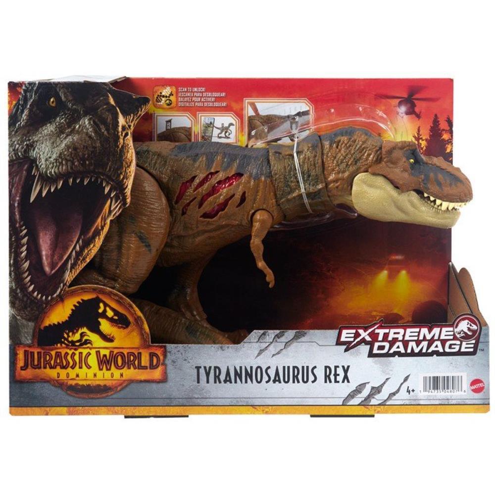 Boneco E Personagem Jw T-rex Cacada No Deserto - Hnt62 - Mattel –