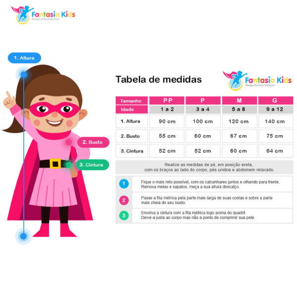 Fantasia Infantil Roupa Arlequina 2 a 12 anos - SGB Modas