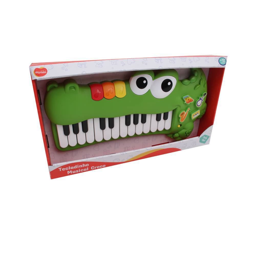 Veja Teclado Musical - Crocodilo - Minimi aqui! - Rihappy - PBKIDS