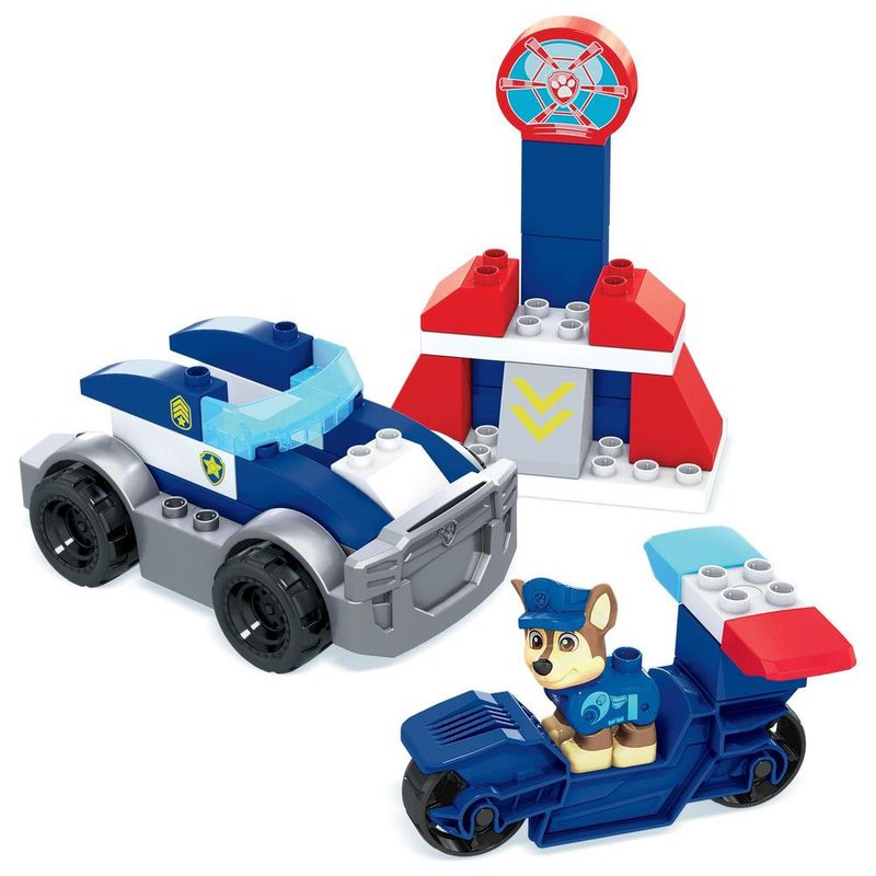 Blocos-de-Montar---Mattel---Mega-Bloks---Patrulha-Canina---Carro-de-Policia-do-Chase--1