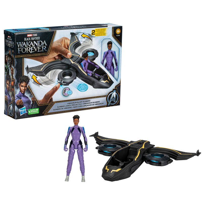 Conjunto-de-Nave-com-Boneca-Shuri---Marvel---Black-Panther---Wakanda-Forever---Hasbro-3