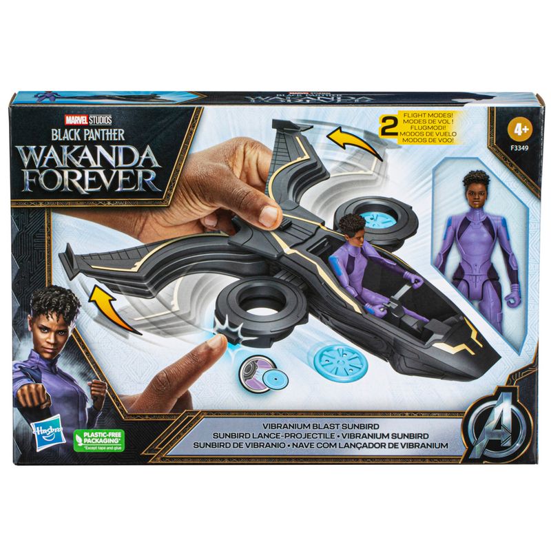 Conjunto-de-Nave-com-Boneca-Shuri---Marvel---Black-Panther---Wakanda-Forever---Hasbro-4