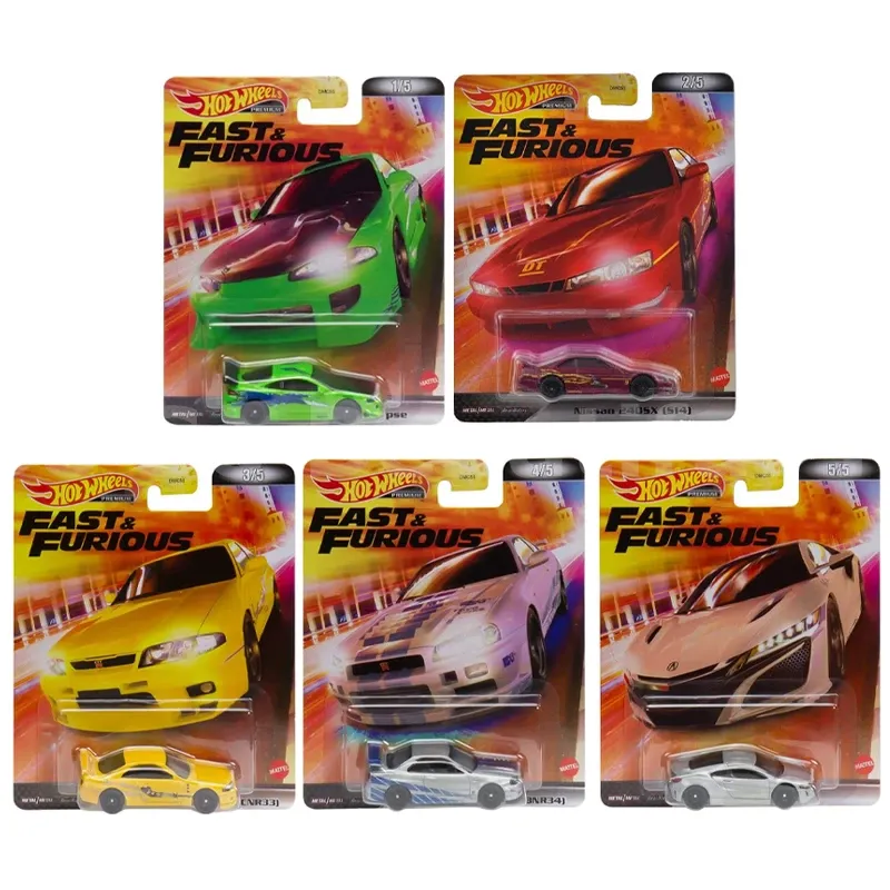 Hot Wheels - kit c/ 5 carrinhos - VELOZES E FURIOSOS - Ri Happy