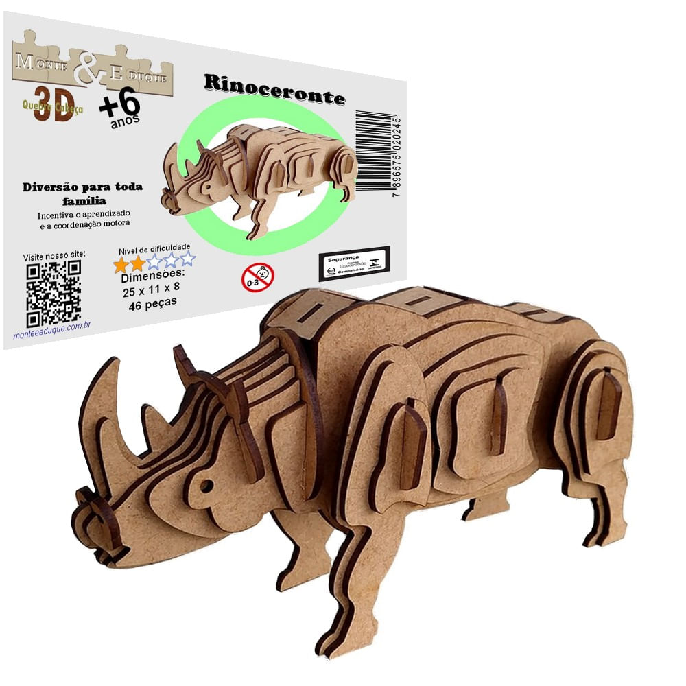 Quebra-Cabeça 3D MDF - A3 360 peças – Ranton Store