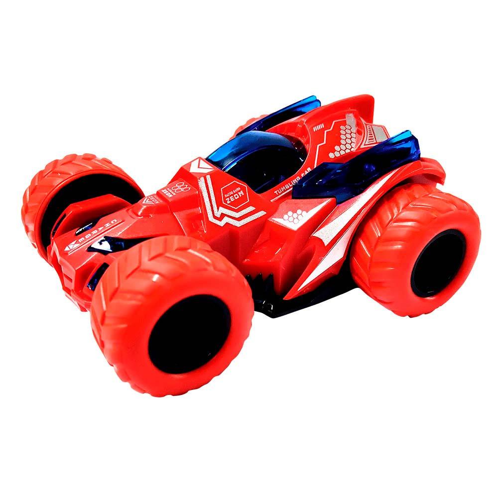 Carrinho de Controle Remoto Drift 360 Graus Manobras Radicais Iradas Luzes  Recarregável Vermelho +3 Anos - DM Toys - Ri Happy