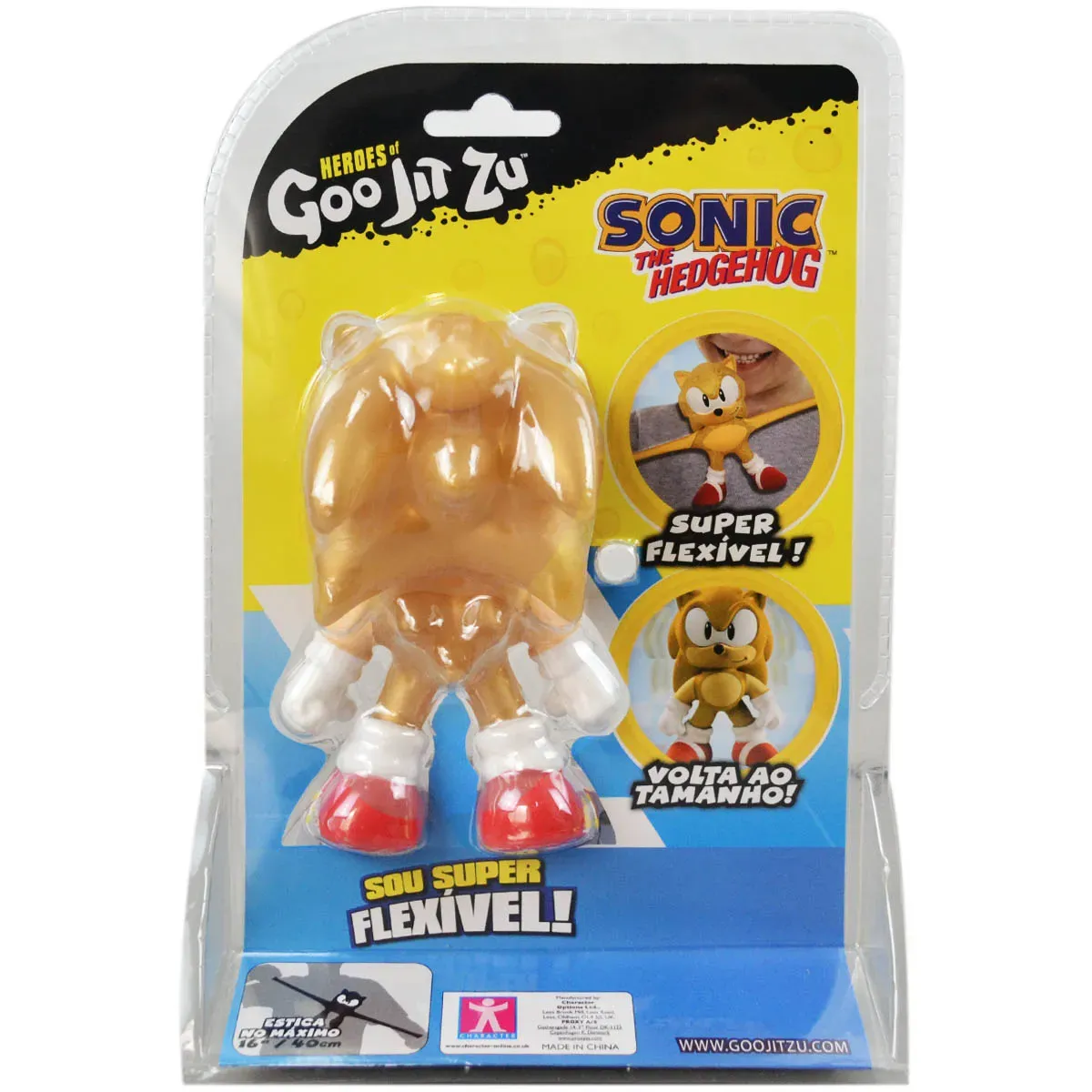 Goo Jit Zu Herois Sonic o Ouriço 2699 Sunny - Happily Brinquedos