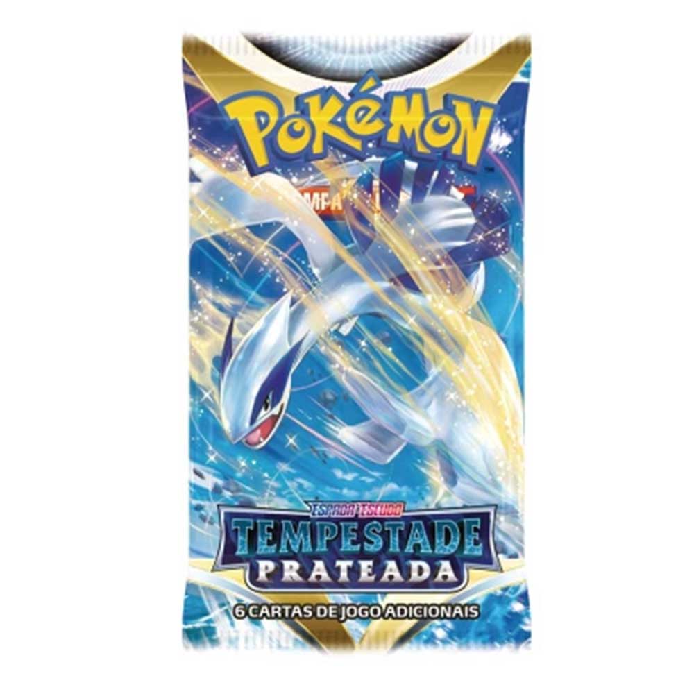 Kit de Cartas Pokémon Blister Triplo Estrelas Radiantes 3 Pacotes + 1 Carta  - Branco