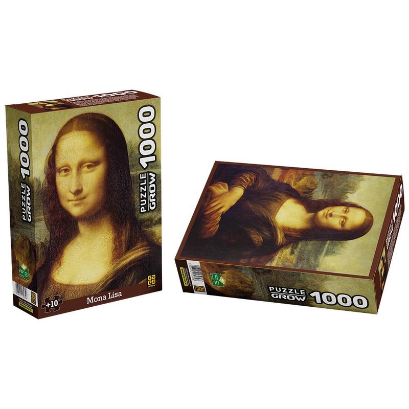 Quebra-Cabeca-Leonardo-Da-Vinci---Monalisa---1000-pecas---Grow-1