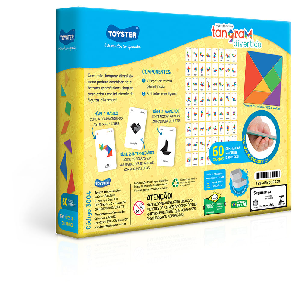 Tangram - Jogo de Lógica e Tática - Djeco Toys - Jogos de Descoberta -  Compra na