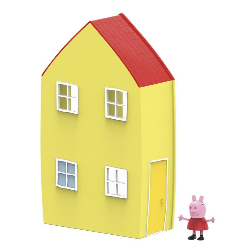 Casa Da Peppa Pig, 6 Figuras, Desenho E Pintura, Luppa