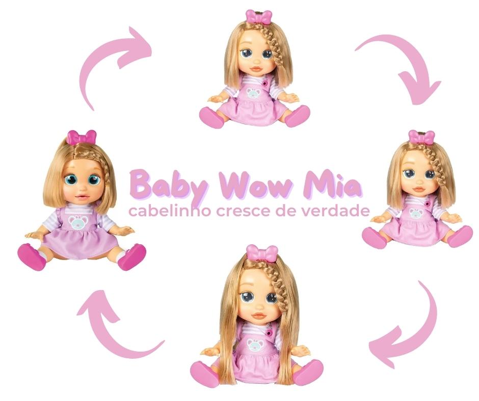 Boneca com Cabelo que Cresce - Baby Wow - Mia - Multikids - Ri Happy  Brinquedos - Quanto mais Brincadeira, Melhor!