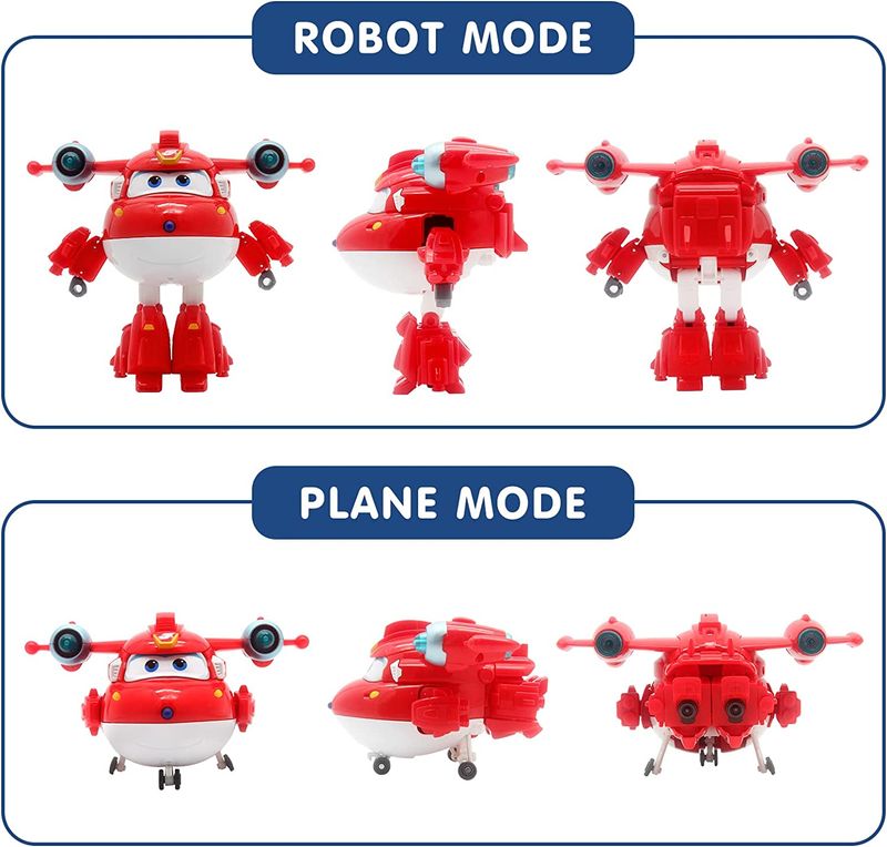 Super Wings Jett Supercharged Deluxe Transformer - Multikids