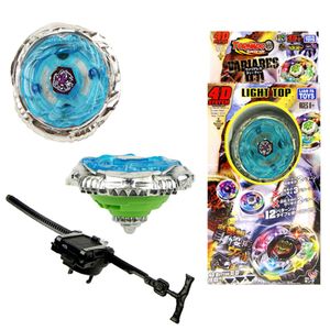 Kit 4 Beyblade Metal Led + Lançador + Arena Promoção