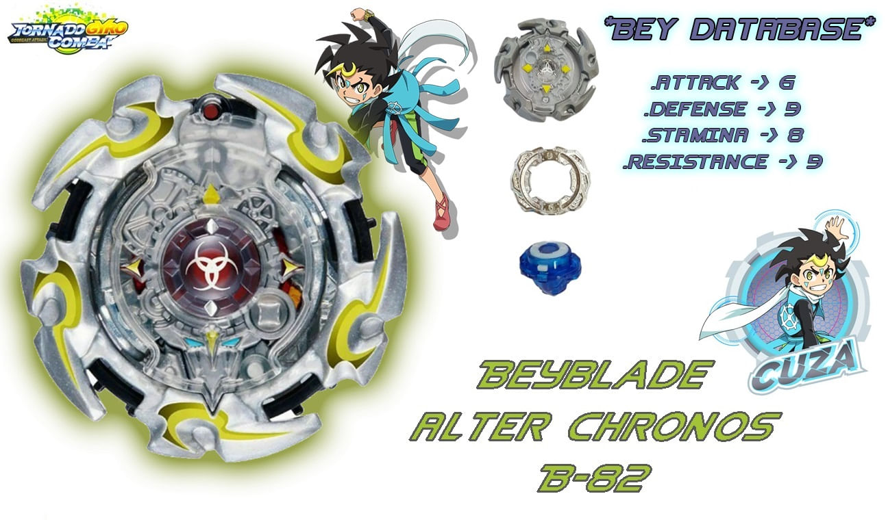 Beyblade Burst Alter Chronos B-82 Sem Lançador Beyblade - Ri Happy