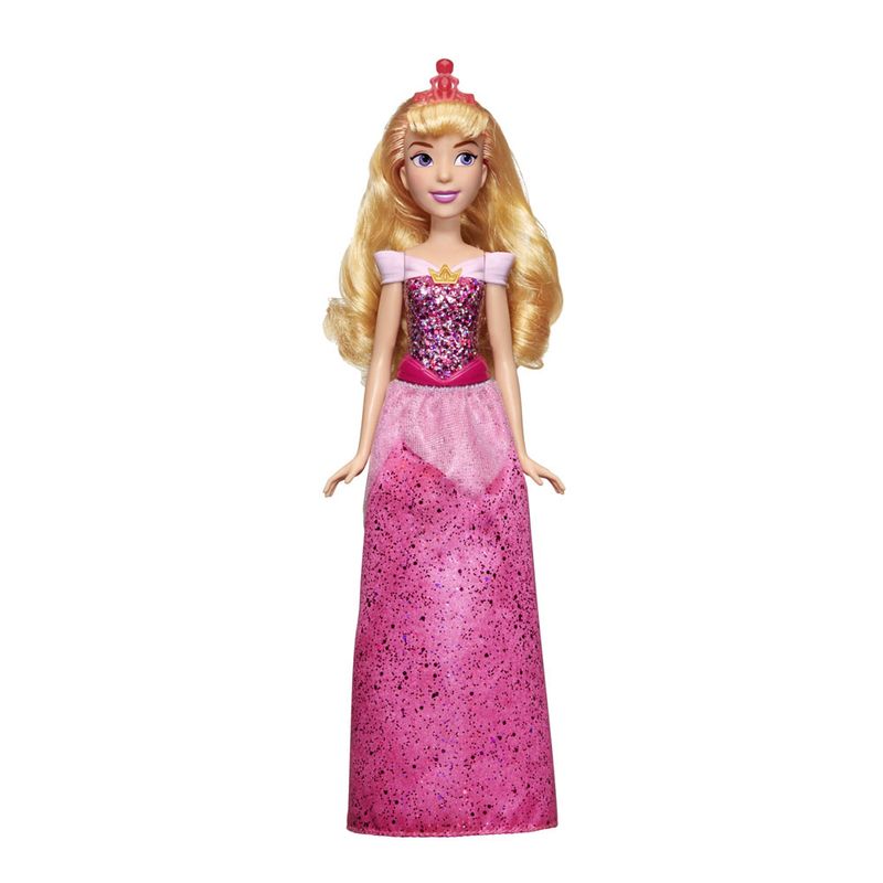 Boneca-Articulada---Princesas-Disney---Aurora---Brilho-Real---Figura-Classica---Hasbro
