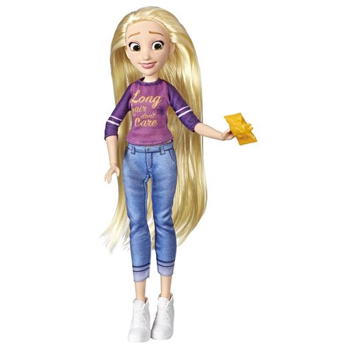 Boneca Articulada - 30 Cm - Princesas Disney - Detona Ralph - Rapunzel - Comfy Squad - Hasbro