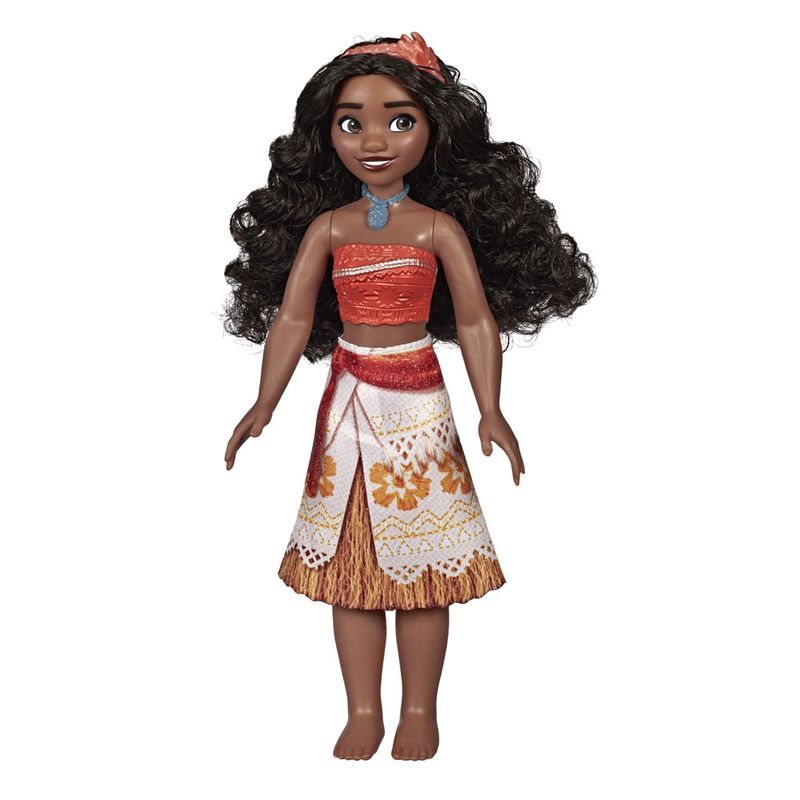 Boneca-Articulada---Princesas-Disney---Moana---Brilho-Real---Figura-Classica---Hasbro