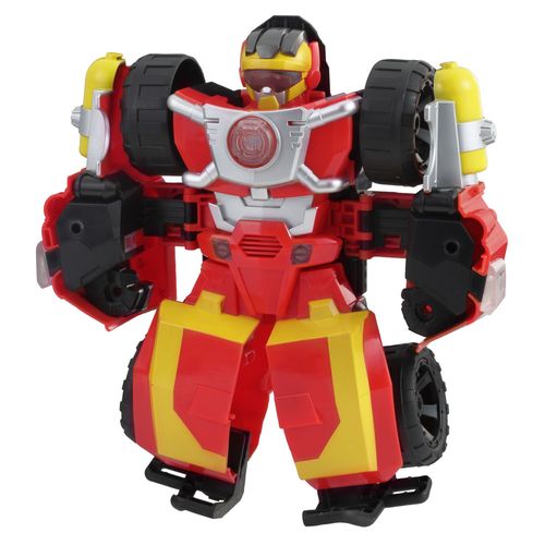 Boneco Transformável - 25 Cm - Transformers - Rescue Bots Academy - Electronic Hot Shot - Hasbro