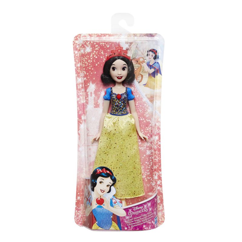 Boneca-Articulada---Princesas-Disney---Branca-de-Neve---Brilho-Real---Figura-Classica---Hasbro