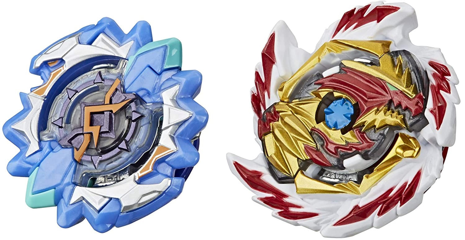 Kit 3 Beyblade Burst Elemento X + 2 Lançador C/ Suporte Grip