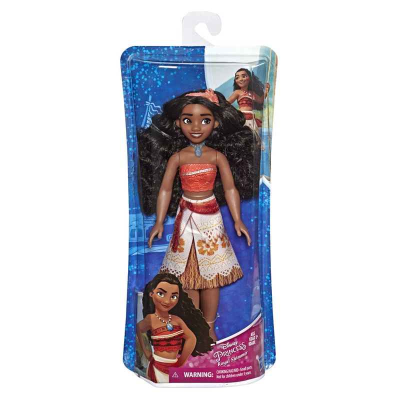 Boneca-Articulada---Princesas-Disney---Moana---Brilho-Real---Figura-Classica---Hasbro