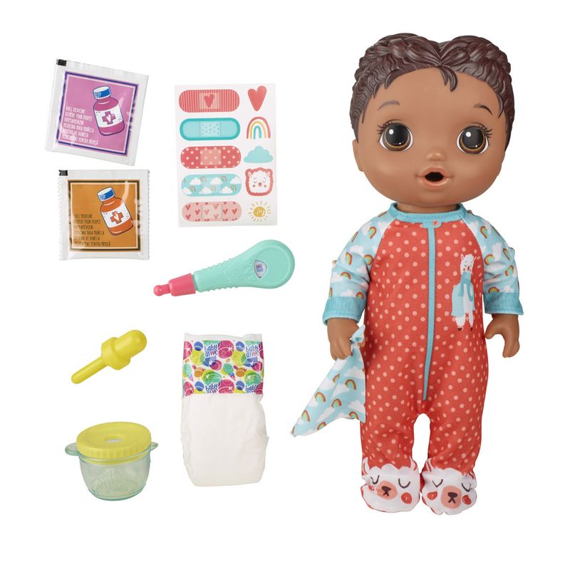 Boneca-Baby-Alive---Aprendendo-a-Cuidar---Negra---Lhama---E6941---Hasbro