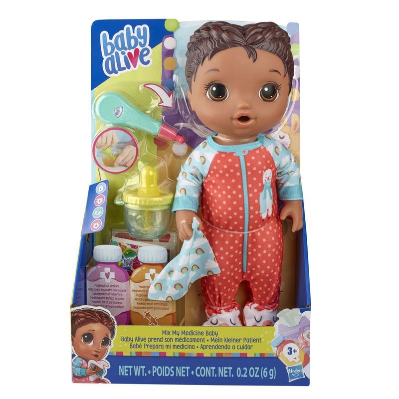 Boneca-Baby-Alive---Aprendendo-a-Cuidar---Negra---Lhama---E6941---Hasbro