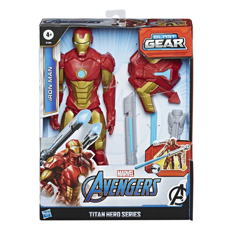 Boneco-Articulado---Marvel---Vingadores---Homem-de-Ferro---Lancador---Hasbro