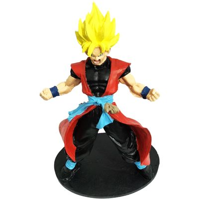 Boneco Goku Super Sayajin 2 Dragon Ball Z 20cm Resina