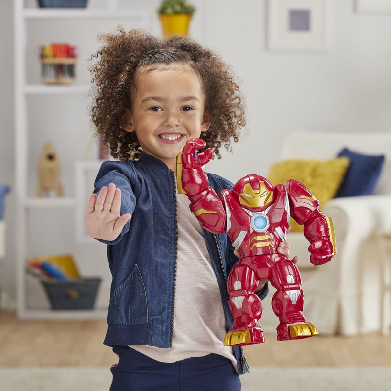 Figura-Articulada-30-Cm---Marvel---Mega-Mighties---Super-Hero-Adventures---Homem-de-Ferro---Hulkbuster---Hasbro