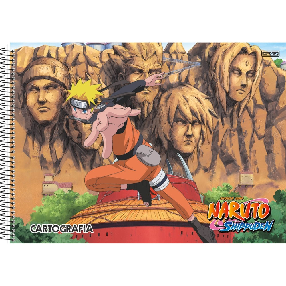 Caderno De Desenho Profissional 160 F Anime Kakashi E Sasuke