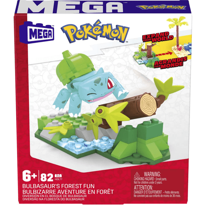 Brinquedos de construção de bonecos de ação Mega Pokémon par em