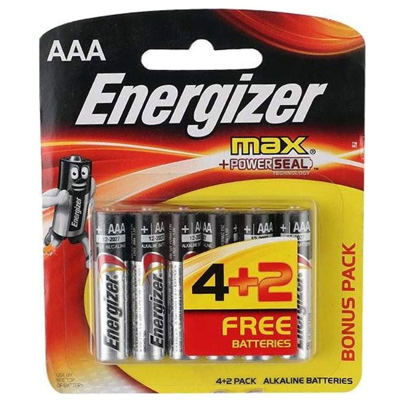 Pilhas-Alcalinas---LR03-Palito---AAA---Cartela-com-6-Unidades---Energizer-Max