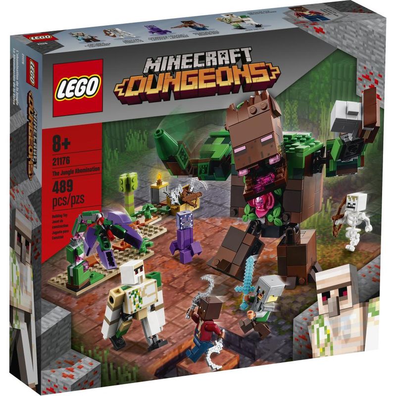 LEGO-Minecraft---Dungeons---O-Horror-da-Selva---21176-0