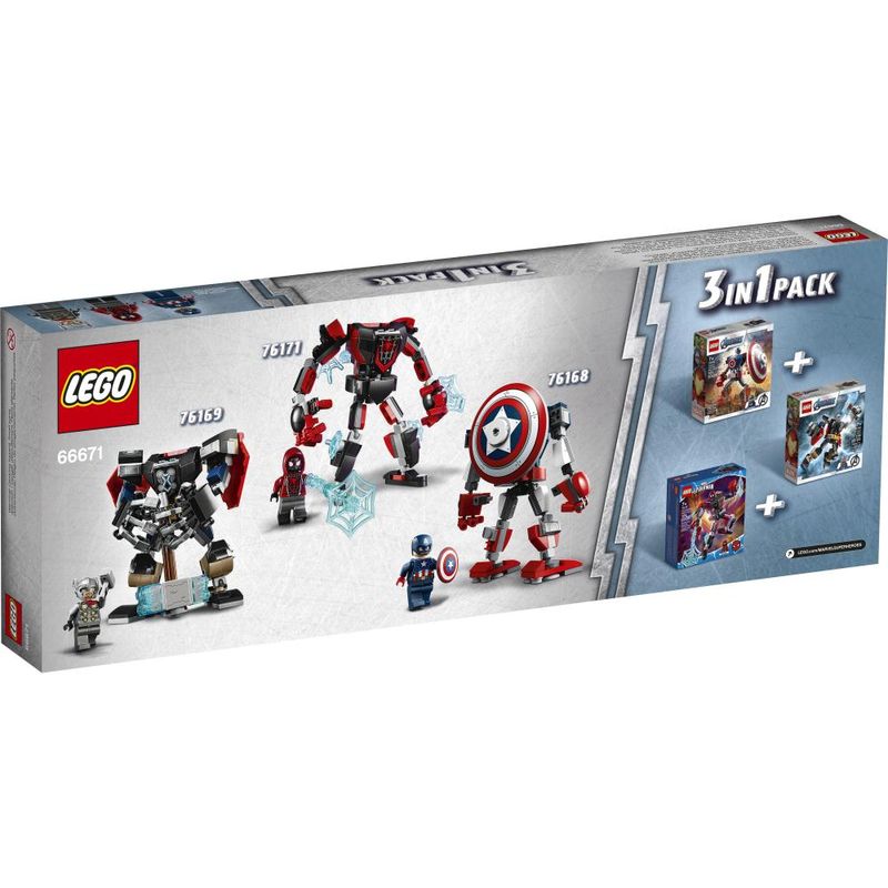 LEGO-Marvel---Mech-Armor-Collection---3-em-1---66671-1