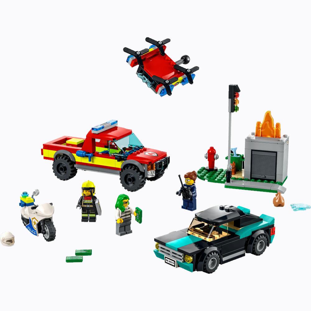 LEGO City Police Highway Arrest 60242 Building Set for Kids (185 Pieces)