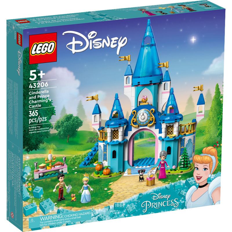 LEGO---Disney---Princess---Castelo-da-Cinderela-e-do-Principe-Charming---43206-0