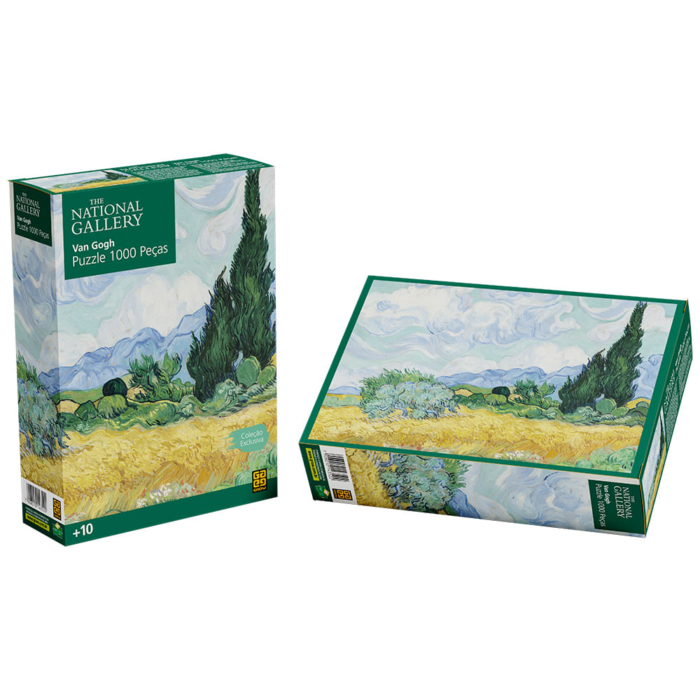 Goose Lake Grama Verde Quebra-Cabeça Natureza 1000 PCS Desafie