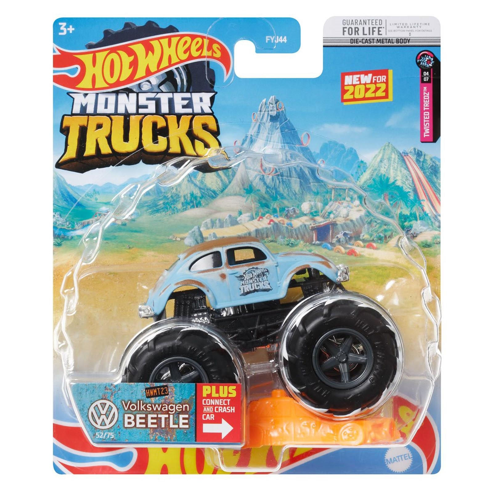 Hot Wheels - 1:64 - Volkswagen Beetle - Monster Trucks - HCP77
