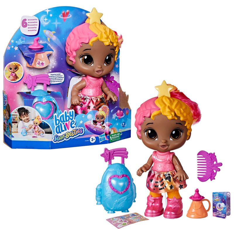 Boneca Bebê Baby Alive Star Besties Bright Bella Hasbro Ri Happy