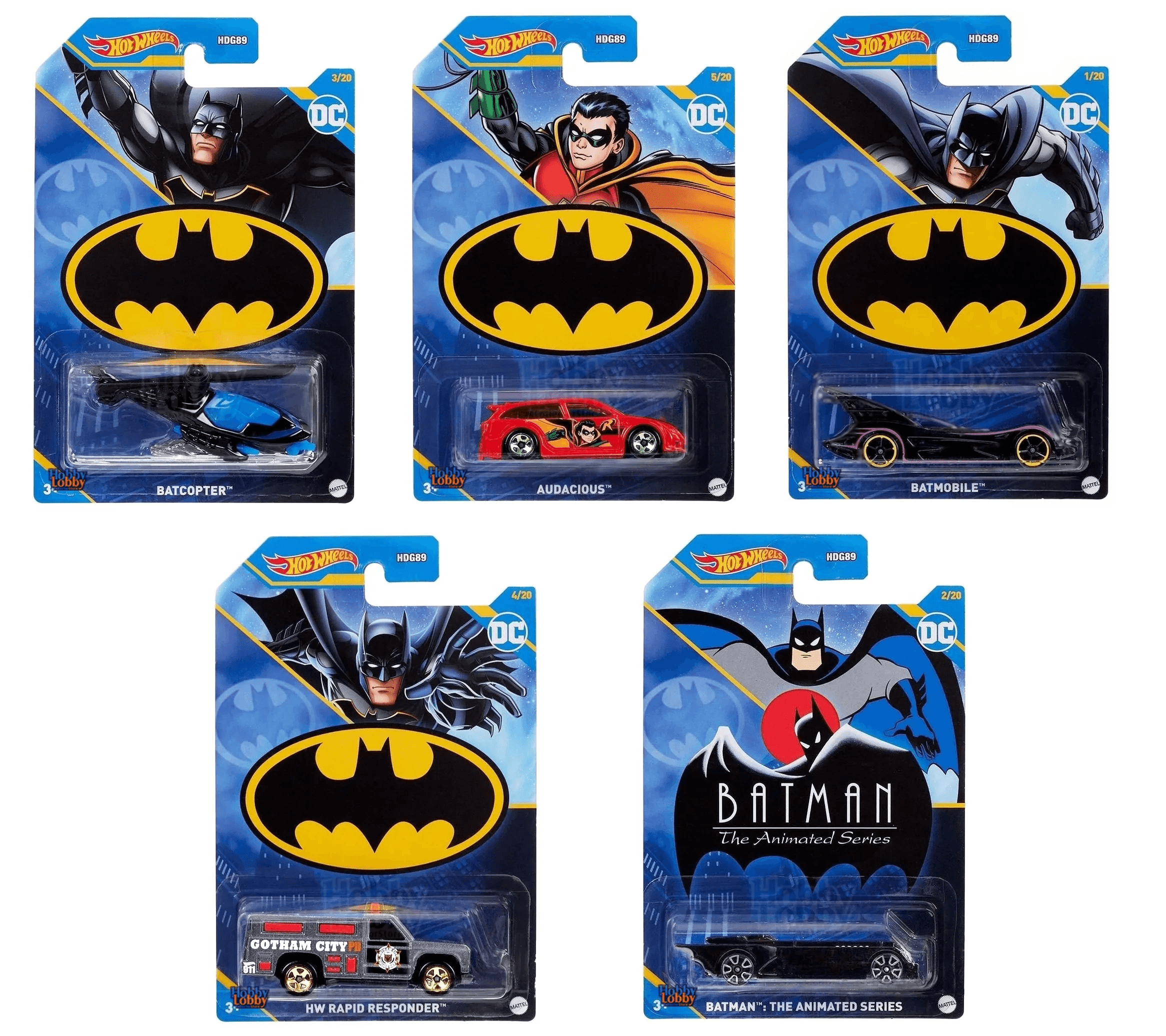 Hotwheels hotsell Batman Bundle