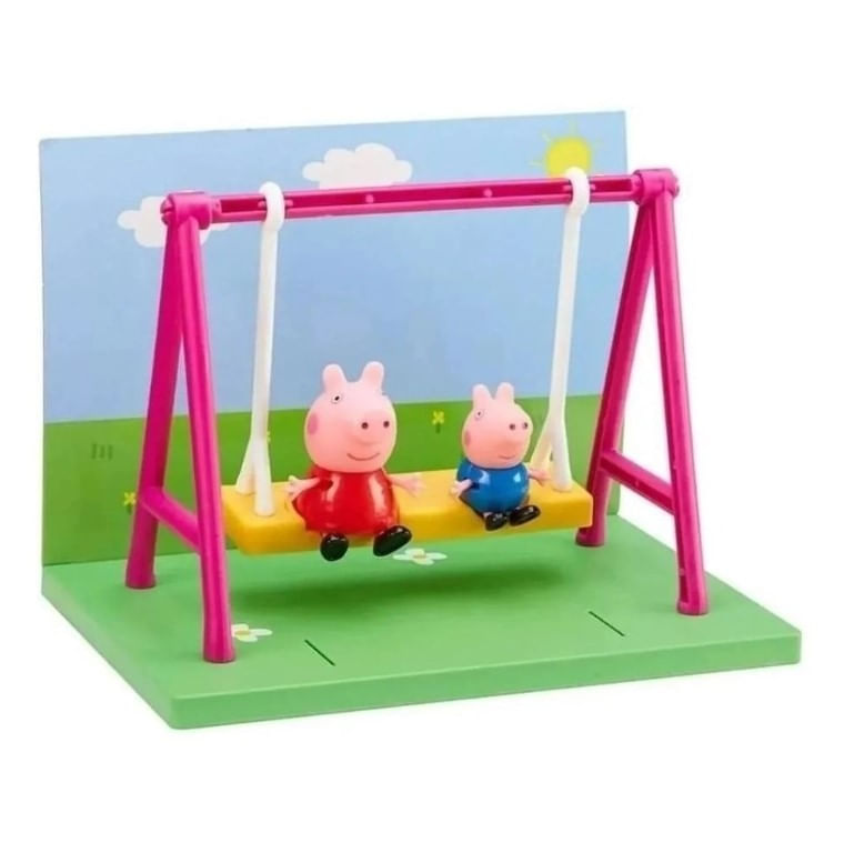 Peppa hot sale swing set