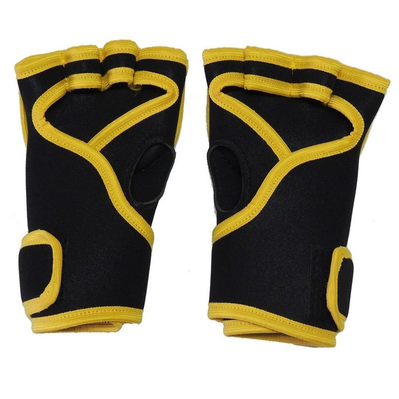 Luva-Esportiva---Punch---Gel-e-Neoprene---Preta-e-Amarela---Tamanho-PP-1