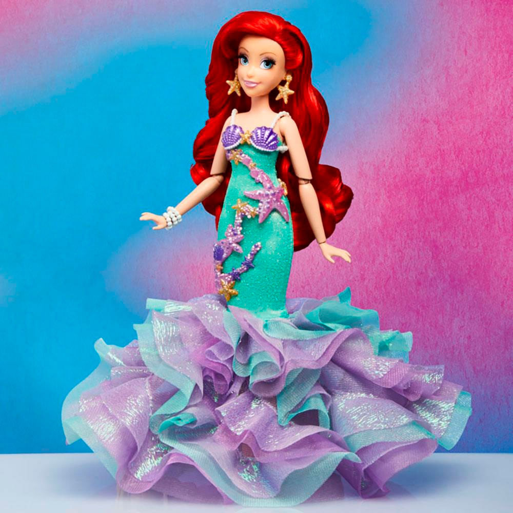 Boneca Ariel Princesas Disney Style Series F5005 Hasbro 28cm - Ri