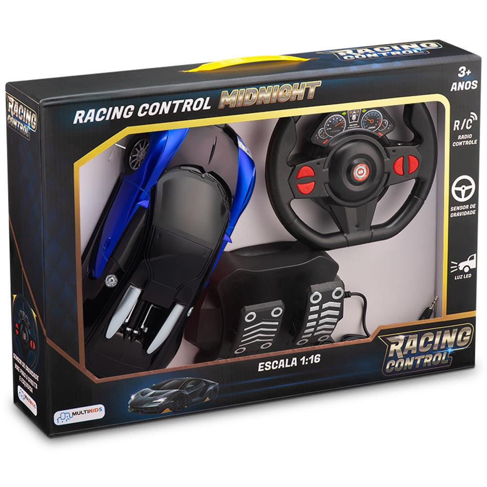 Carro de Controle Remoto Multikids Racing Control Midnight - Ri Happy