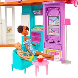 Playset - Barbie - Nova Casa De Férias Malibu - Colorida - Mattel - Ri Happy