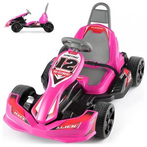 CARROS ELÉTRICOS PARA MENINAS E MENINOS NA COR ROSA